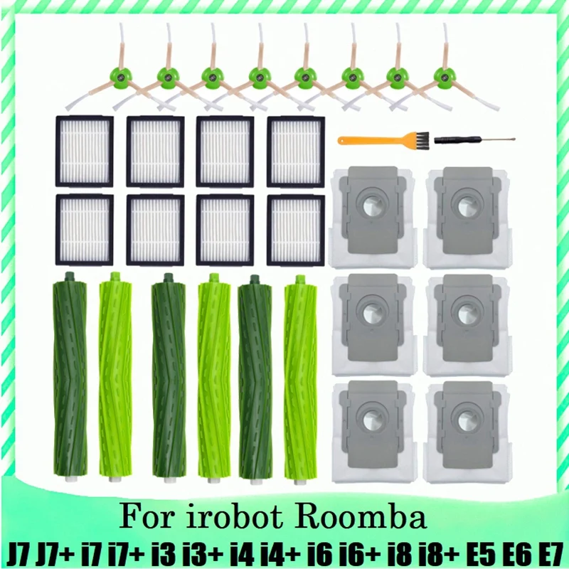 

Replacement Parts For Irobot Roomba J7 J7+ I7 I7+ I3 I3+ I4 I4+ I6 I6+ I8 I8+ E5 E6 E7 Robot Vacuum Accessories
