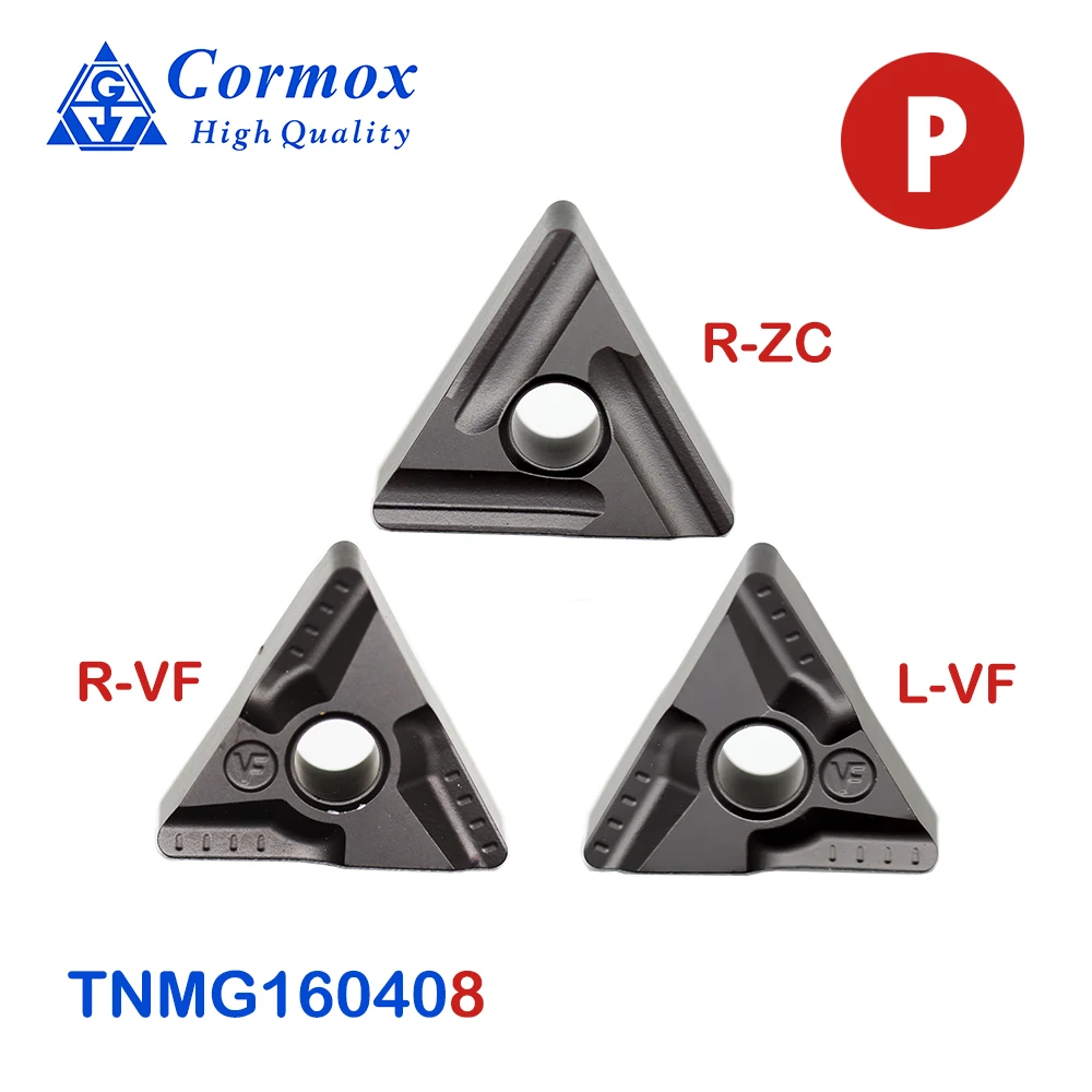 

TNMG160408L VF Lathe Accessories CNC Carbide Metal Blades TNMG160408R ZC Professional Mechanic Tools For Steel Parts