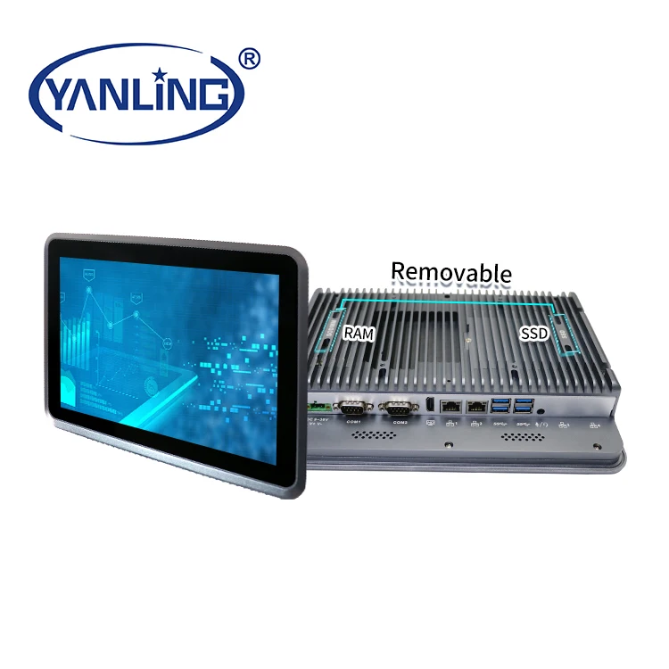 

Fanless Embedded Cheap Computer Wall Mounted Touch Screen Computer IP65 industrial touch panel Computer