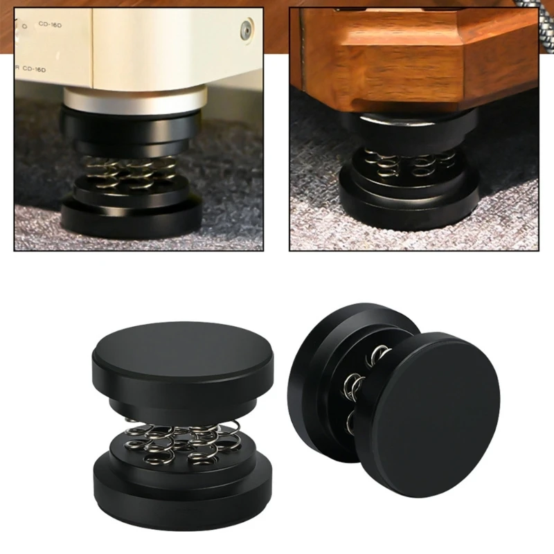 

Aluminum Spring Speaker Stand Feet Foot Pads Speaker Spikes Isolation Stand Subwoofer Spring Vibration Absorber Spikes