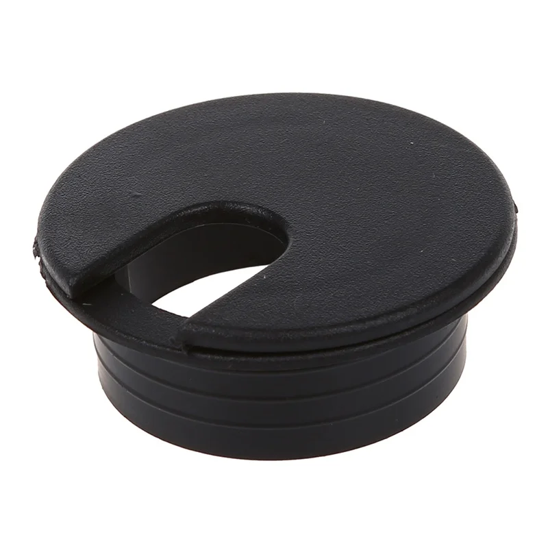 

10 pcs 35mm black cable grommet cable outlet desk table wire