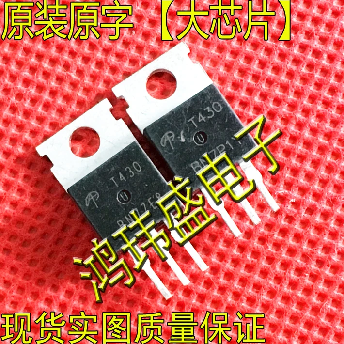 

30pcs original new Large chip T430 AOT430 TO220 controller commonly used field-effect transistor