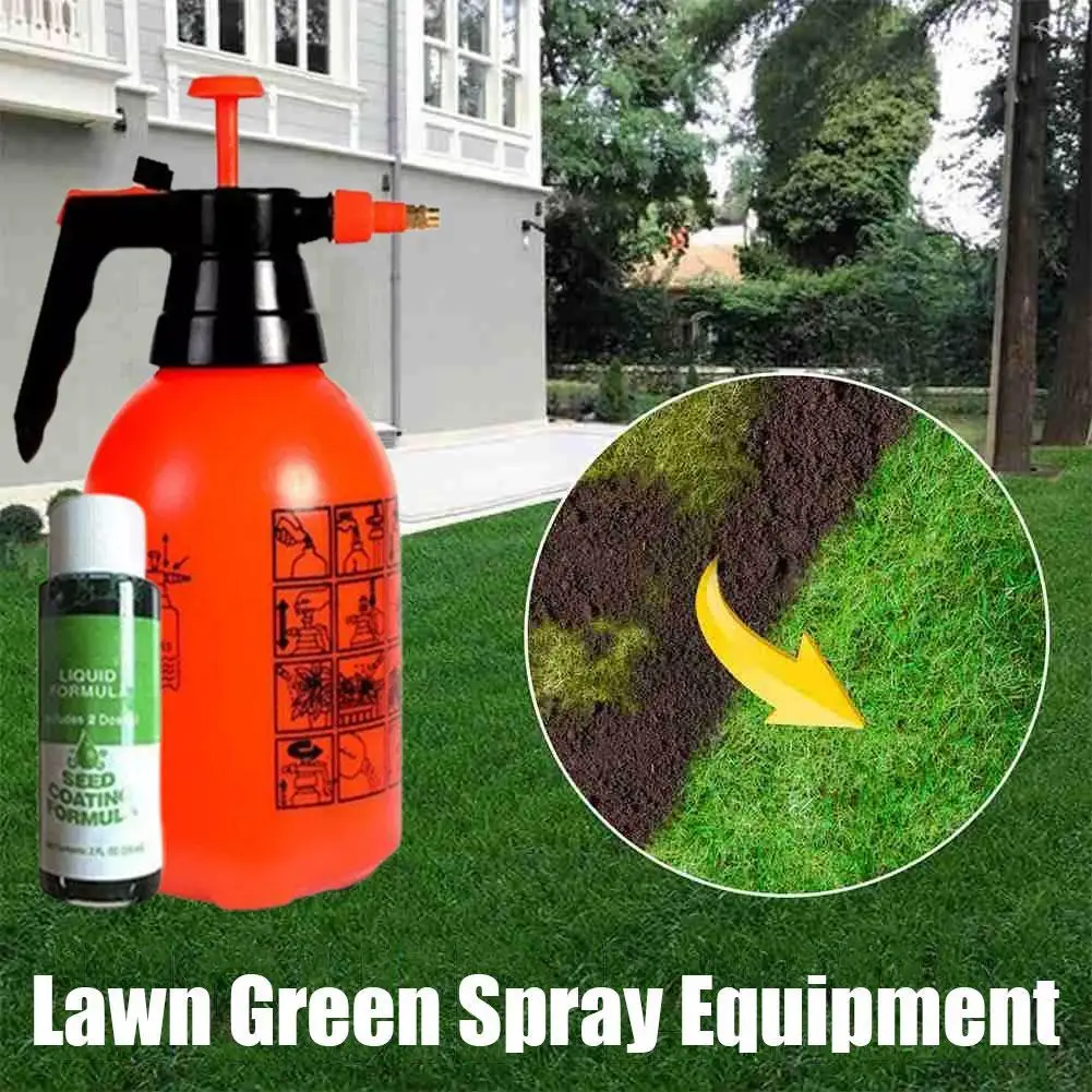 

Household Green Grass Lawn Spray Bottle Seeding System Liquid Spray Seed Lawn Care Grass Shot