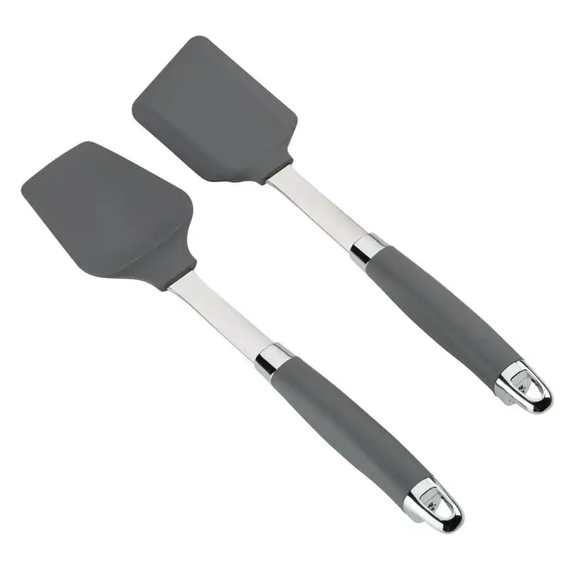 

Tools and Gadgets Nonstick Spatula Spoonula Utensil Set, 2 Piece, Nylon, Graphite Wooden utensils set for kitchen Tofu press Jue