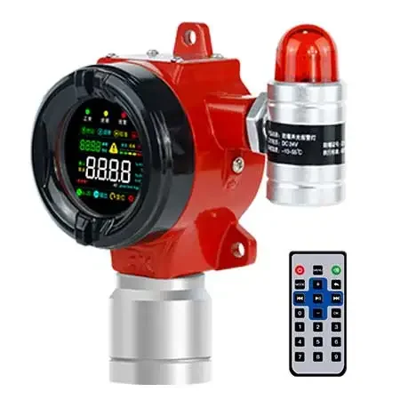 Сертификат RTTPP ATEX Фиксированный светодиодный детектор газа O2 RS485 4-20 мА Сигнальный