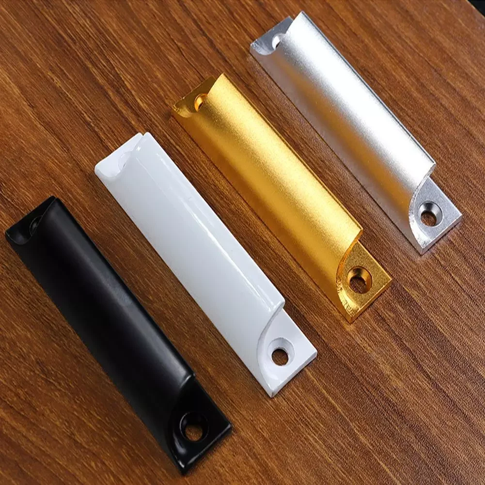 

NEW Aluminum Alloy Door Handle Push-pull Balcony Gate Window Pulls Knob Furniture High Quality Door Handle 90x20mm/3.54x0.79inch