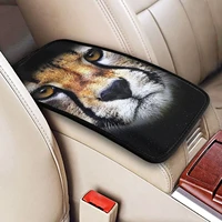 cheetah car center console armrest cover pad seat armrest box protector universal car trim suitable for most vehicles