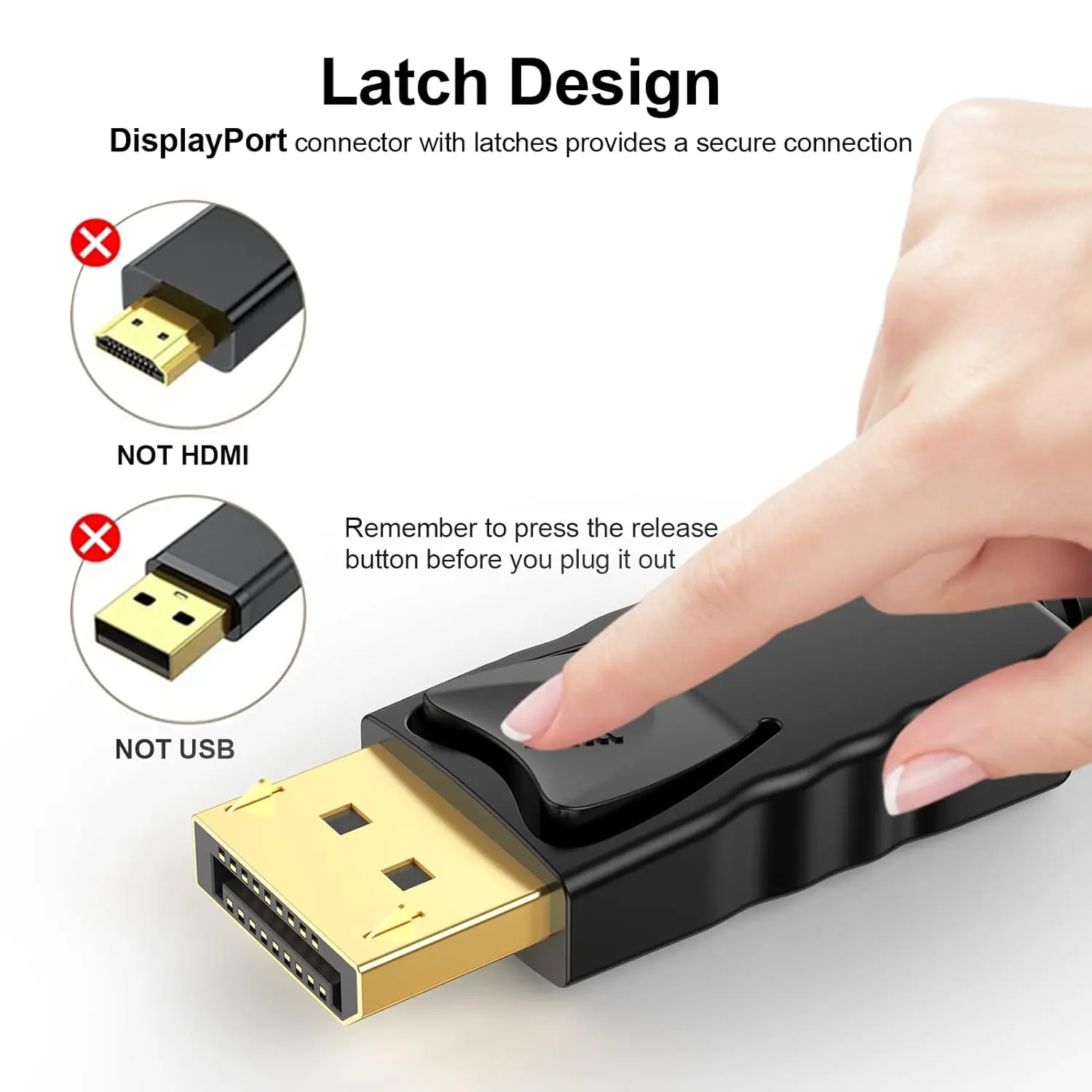 HD 1080P Displayport Display Port DP Male to VGA