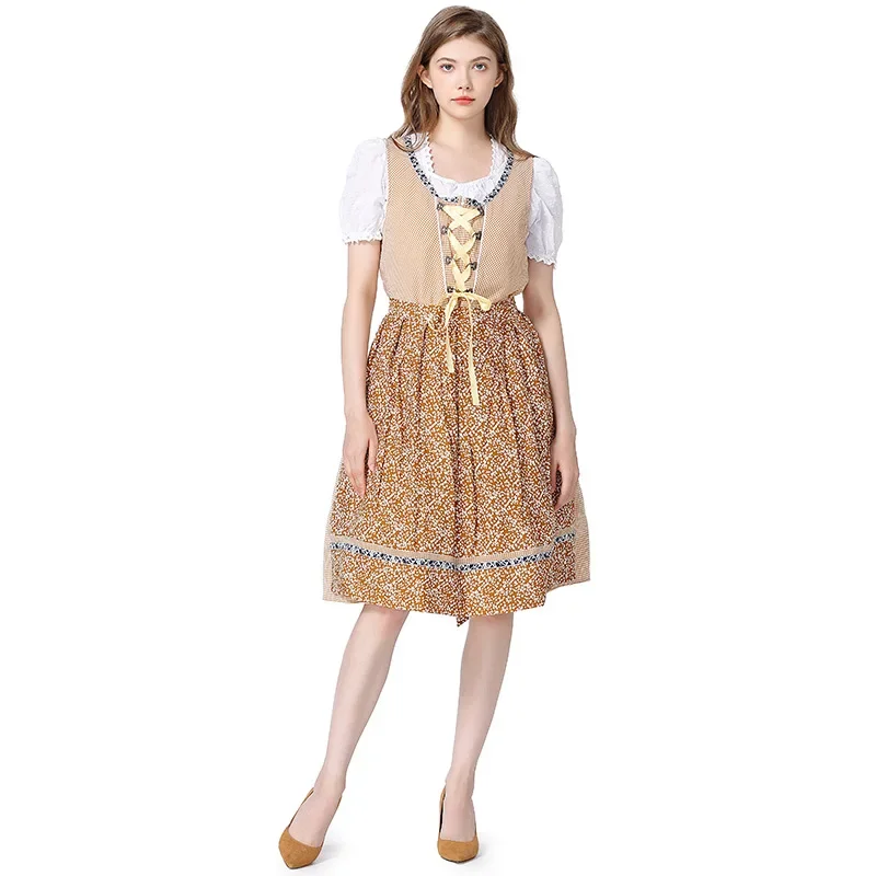 Немецкий цветочный дирндл на Октоберфест в мальчике для взрослых женщин детей