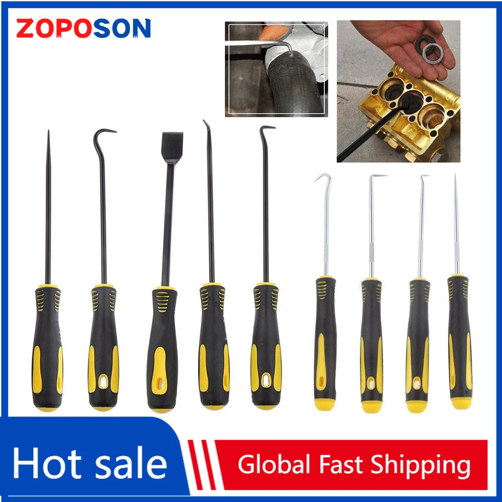 

Oil Seal Hook Set Car Maintenance Auto Repair Chrome Vanadium Steel Oil Seal Screwdriver Set Car Maintenance Set
