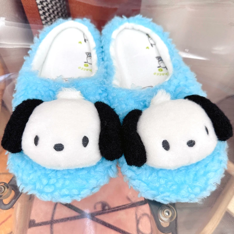Милые пушистые домашние туфли симпатичные Тапочки Kuromi My Melody полакко в японском
