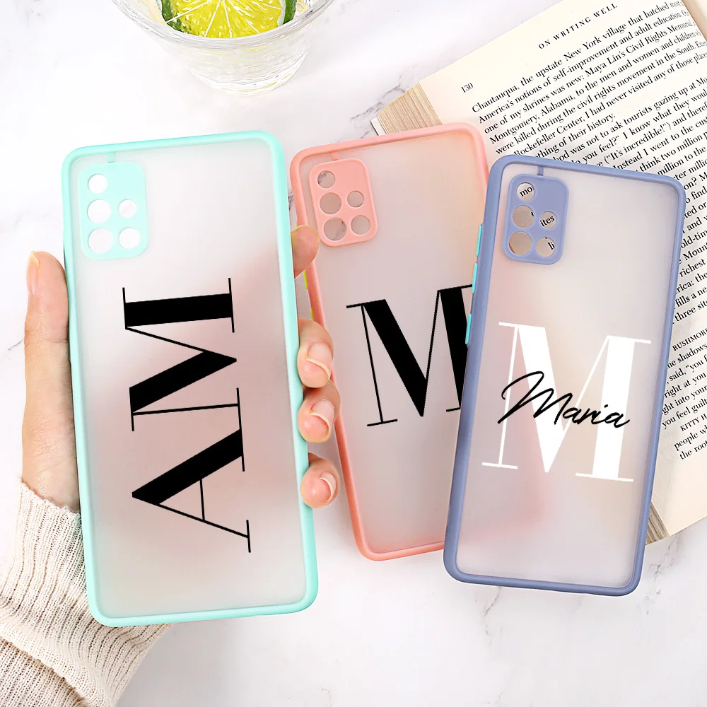 

DIY Custom Name Case For OPPO Realme 8 Pro Hard PC Cover Oppo Realme 7 6 5 Pro A5 A9 2020 A8 A3S A5S A92S A52 A72 A31 A54 Cover