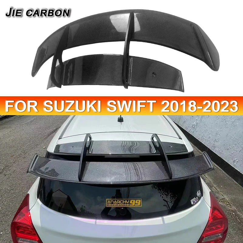 Задний диффузор из углеродного волокна для Suzuki Swift Sport ZC33S серии 2018-2024 комплект