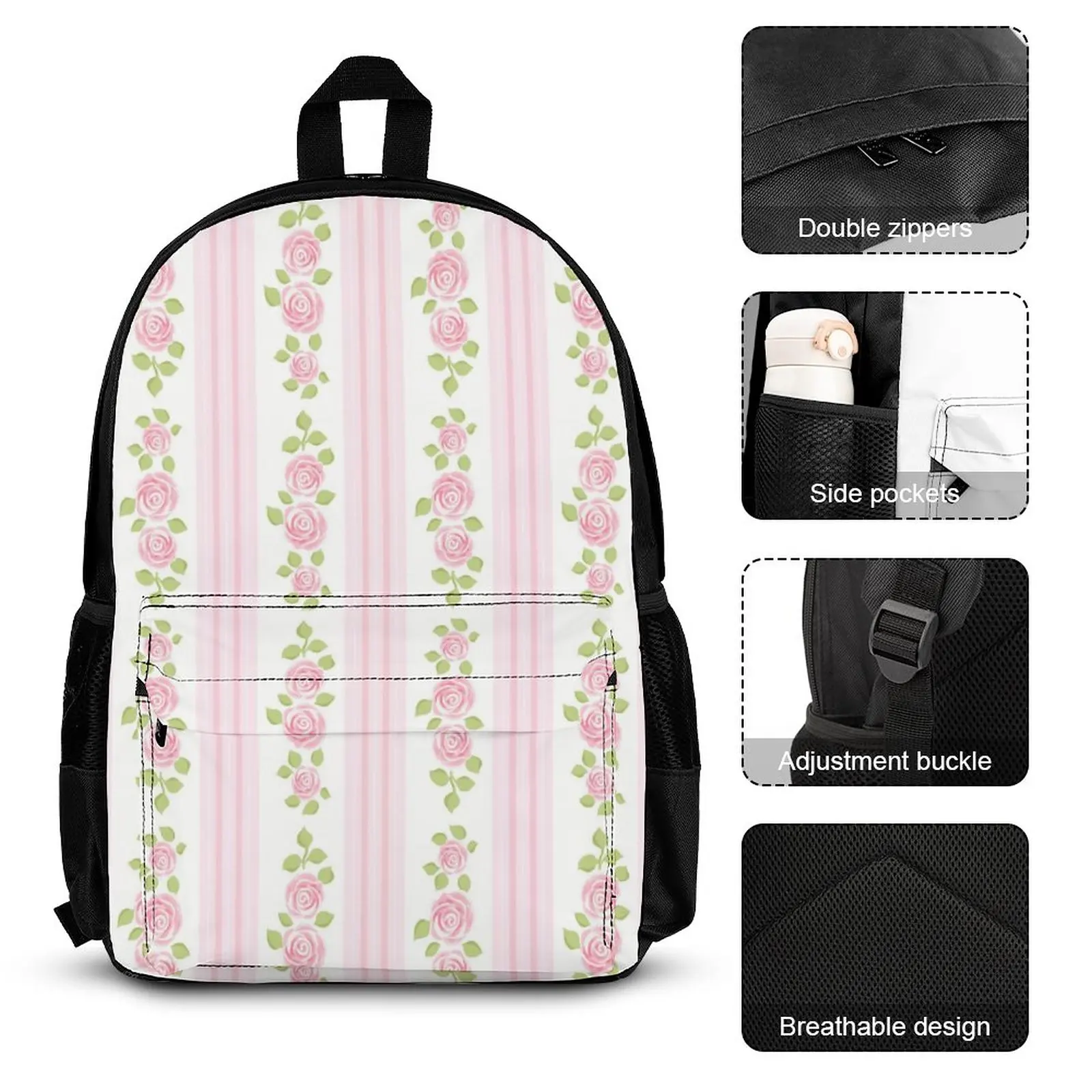 2023 New Schoolbag Pattern Customized Multi Pocket Backpack with Lunch Bag with Pencil Case Teenager Mochilas
