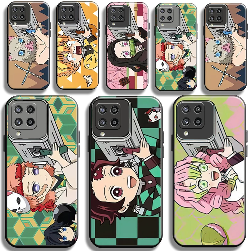 

Demon Slayer Agatsuma Zenitsu For Samsung Galaxy A21 A21S Phone Case Cases Carcasa Coque Liquid Silicon Shell Cover Black