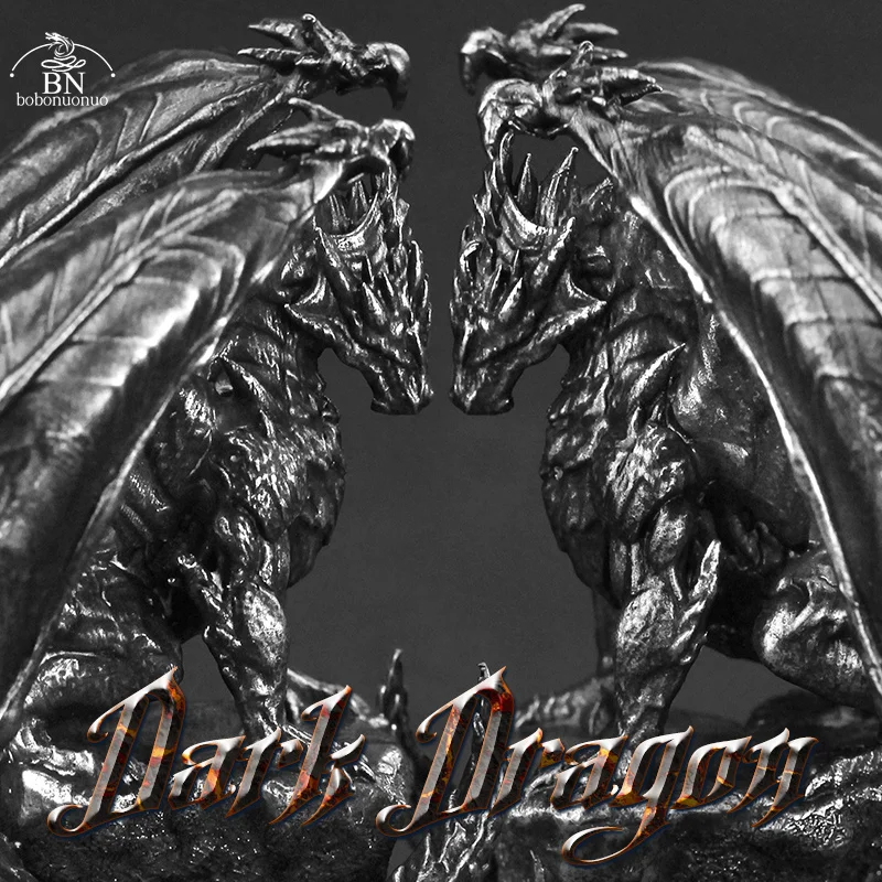 

White Brass Ancient Evil Dark Dragon Lord Soldiers Desktop Miniatures Figurines Boy Gifts Mobile Game Garage Kits