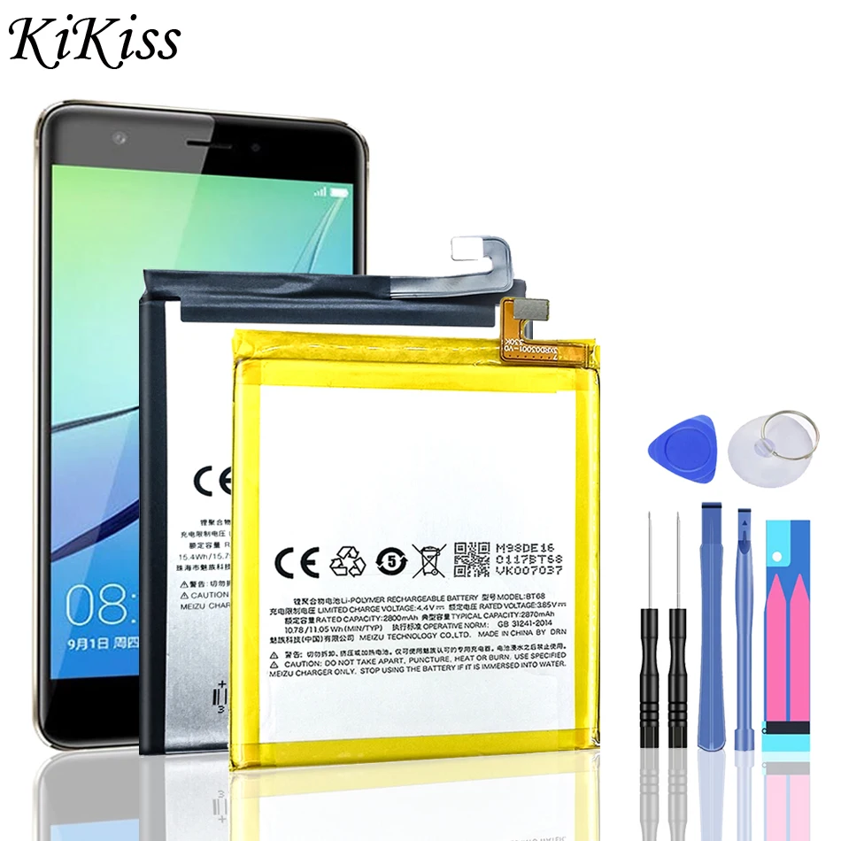 

Cell Phone Battery BA612 For Meizu 5S M5 M5S M5C M612Q M612M M612H Li-ion Batery For Meizu Meizy M1 M2 M3 M3S M6 Note 5 mini Max