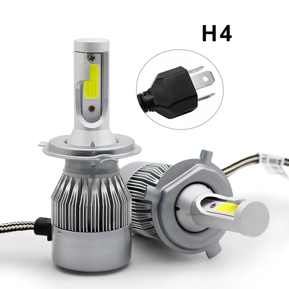 

C6 Auto Led Headlight H3 H1 H4 H7 H11 880 881 H27 Bulbs 9005 HB3 H10 HB4 9006 H13 6000K 12V Auto Headlamps