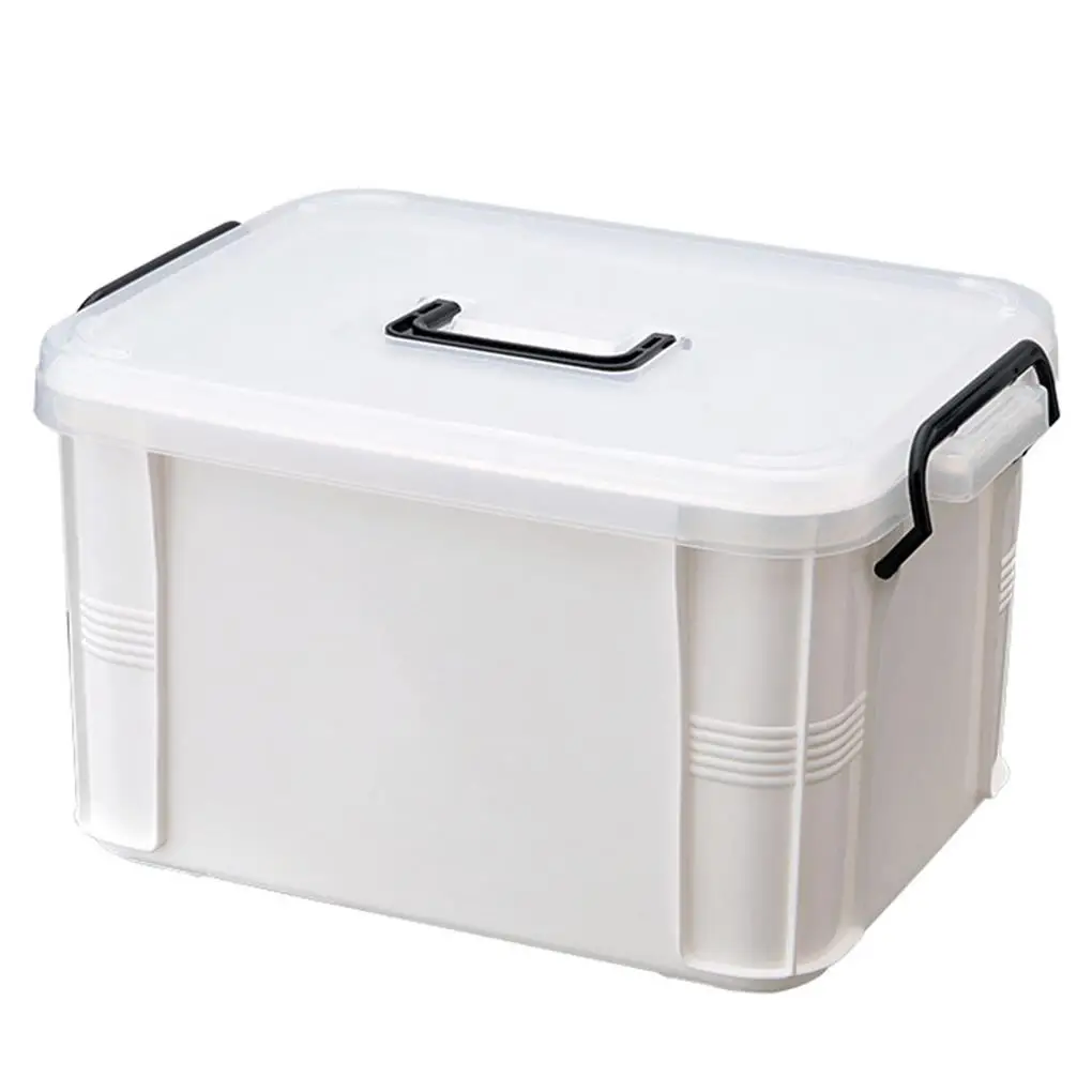 

First Aid Kit Plastics Pouch Medicine Supplies Dust-proof Storage Cases Convenient Simple Style Household Supply Medical Case