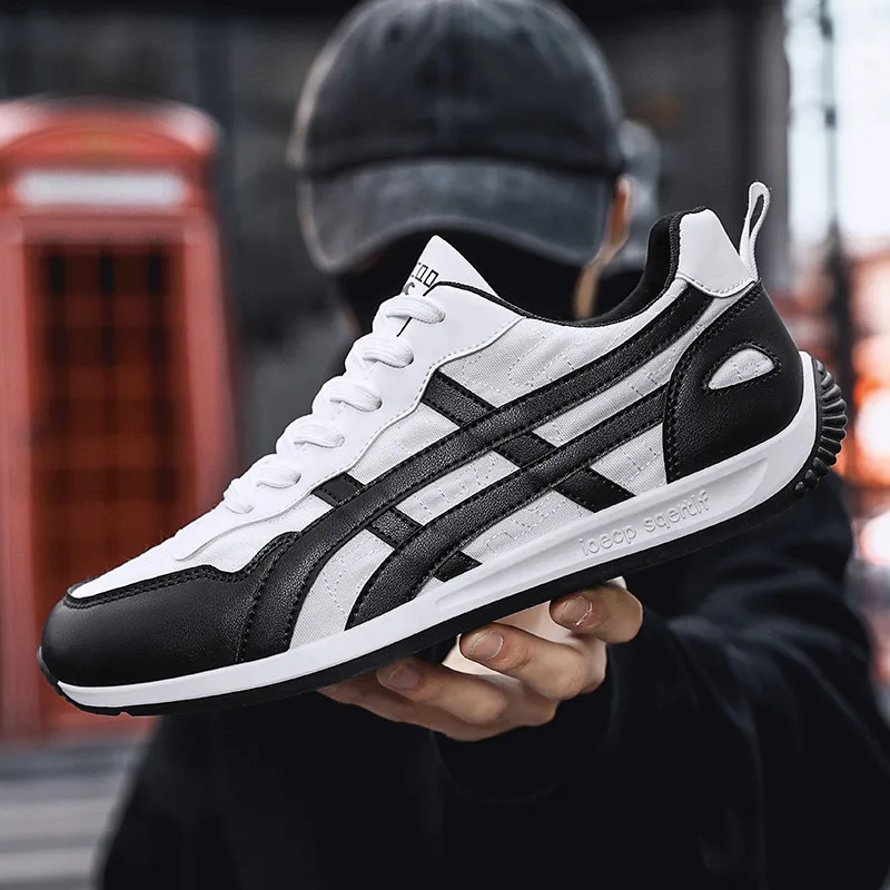 Summer Fashion Breathable Lace-up Men Casual Sports Shoes Comfortable Anti-slip Outdoor Man Casual Sneakers Men's Trend Sneakers