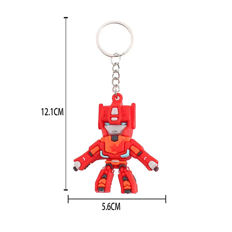 6 шт./набор брелок-трансформер для ключей