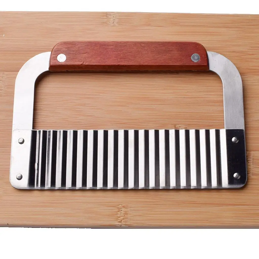 

Stainless Steel Crinkle Cutters Cutting Tool Vegetable Salad Chopping