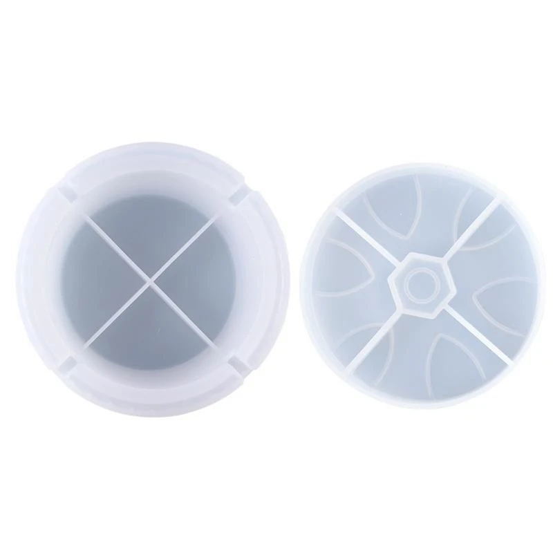 

AFBC Crystal Epoxy Mold Personality Creative Tire Ashtray Home Decoration Silicone Mold