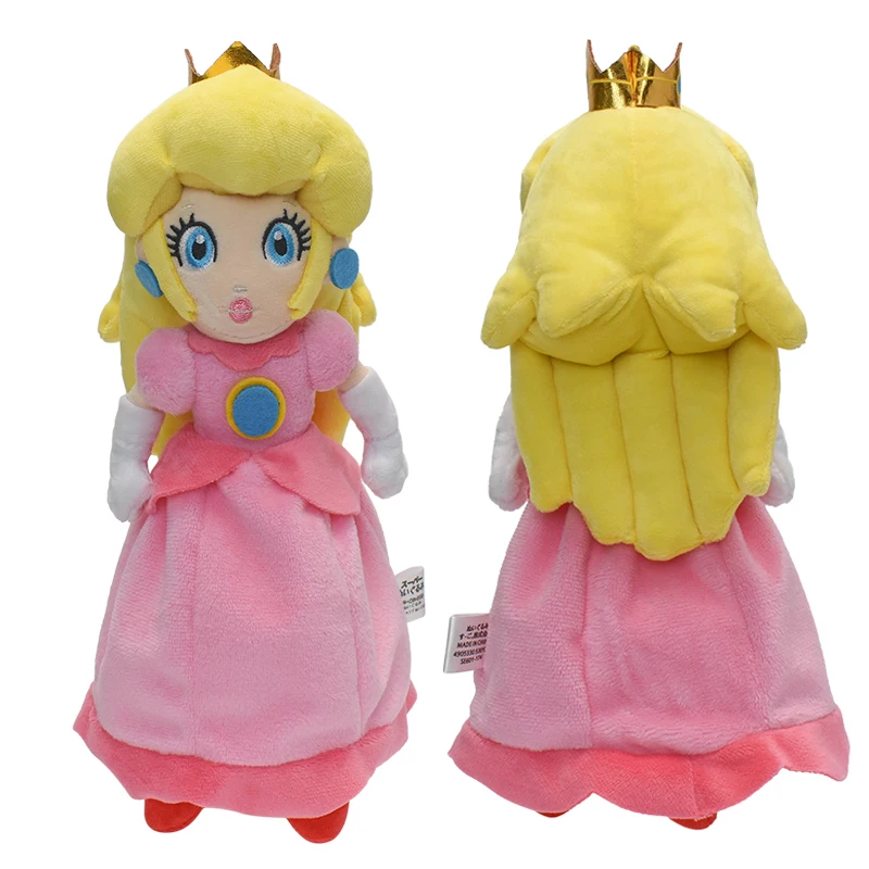 Игрушка плюшевая для девочек милая мультяшная кукла принцессы персик розалина