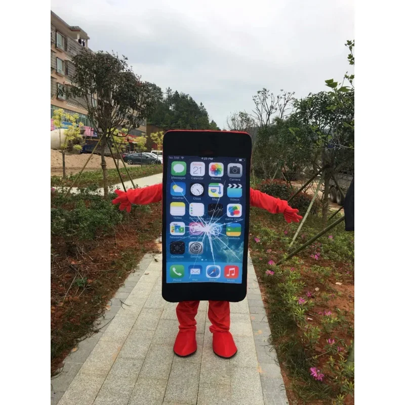 Cosbao 2024 костюм талисмана для мобильного телефона iPhone рекламный магазин сотового