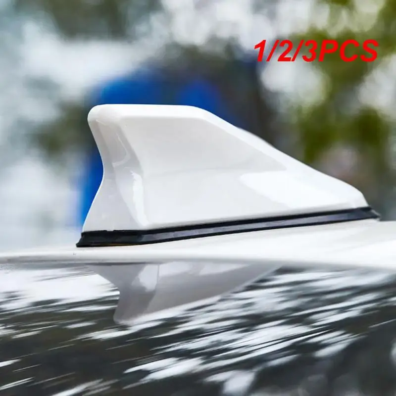 

1/2/3PCS New 2022 Car Antennas Shark Fin Antenna Auto Radio Signal Aerials Roof Antennas for universal car model Car Styling