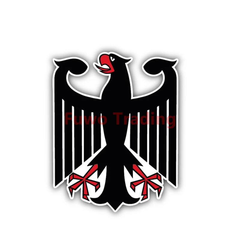 

Fuwo Trading Fashion Car Stickers Boutique Car Accessories Bundesadler Germany Coat of Arms Decal PVC Best Selling Fashion