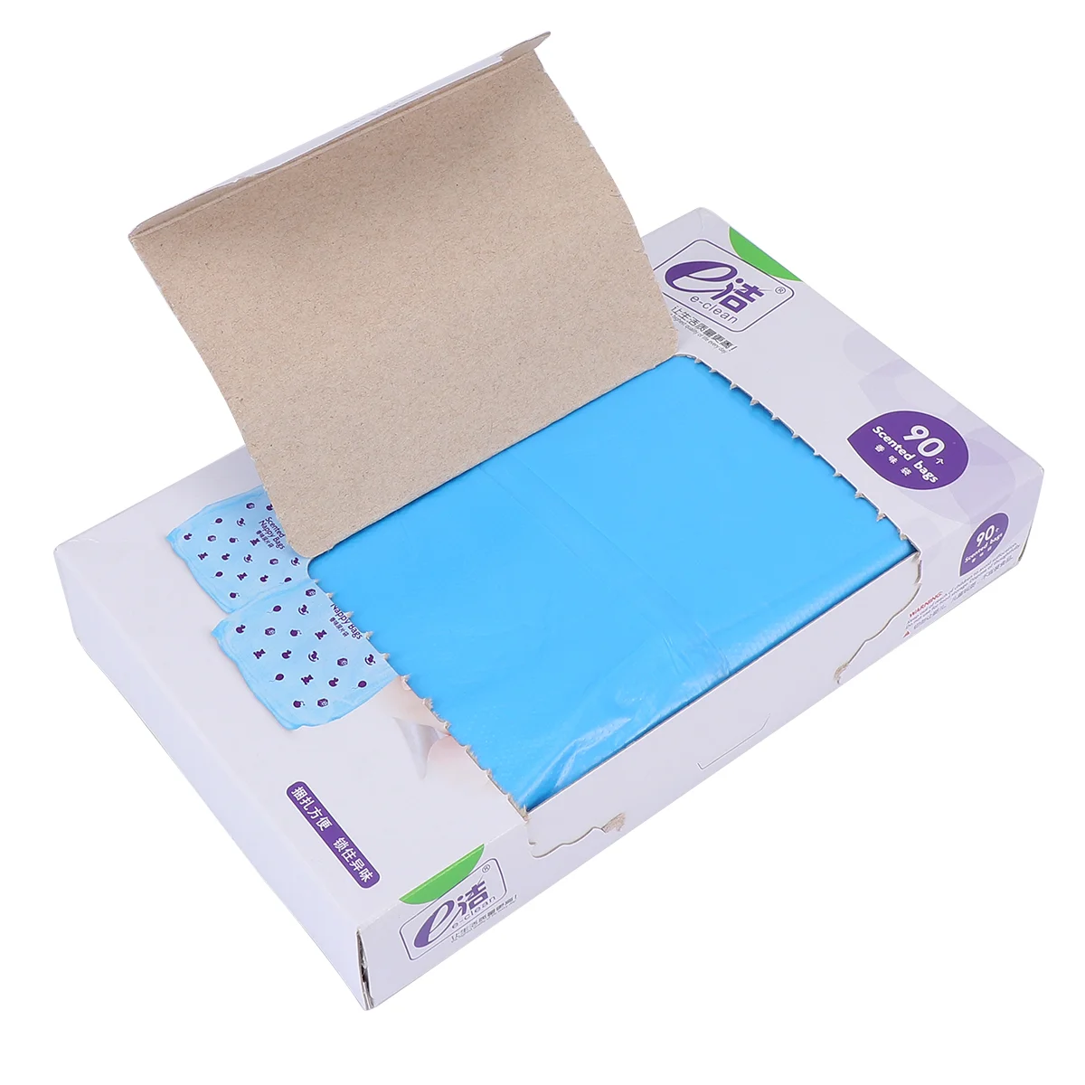 

1 Box/ 90pcs Diaper Sacks- Scented Diaper Bags- Storage Diaper for Indoor Outdoor Daily Use
