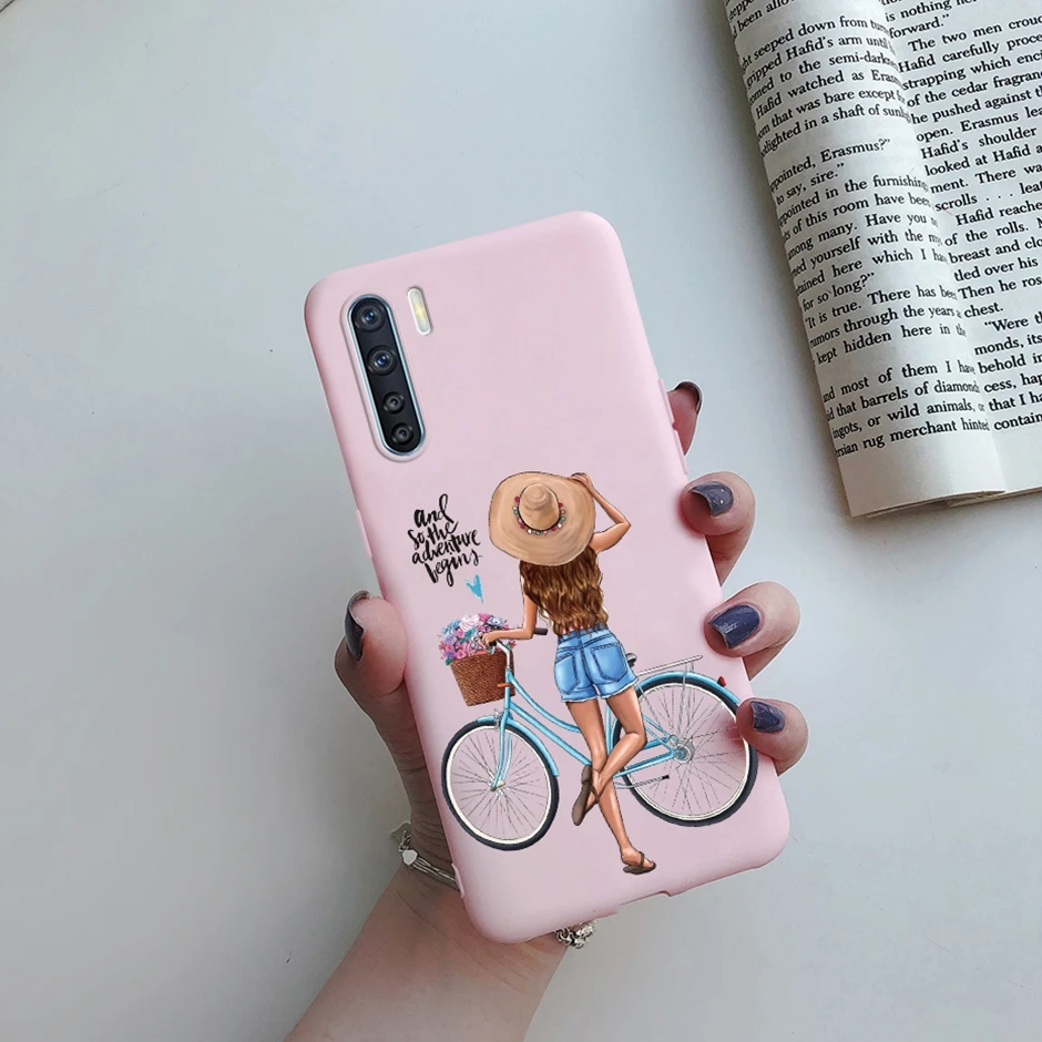 Для OPPO F15 чехол для телефона Oppo A91 Reno 3 силиконовый бампер милые окрашенные умные