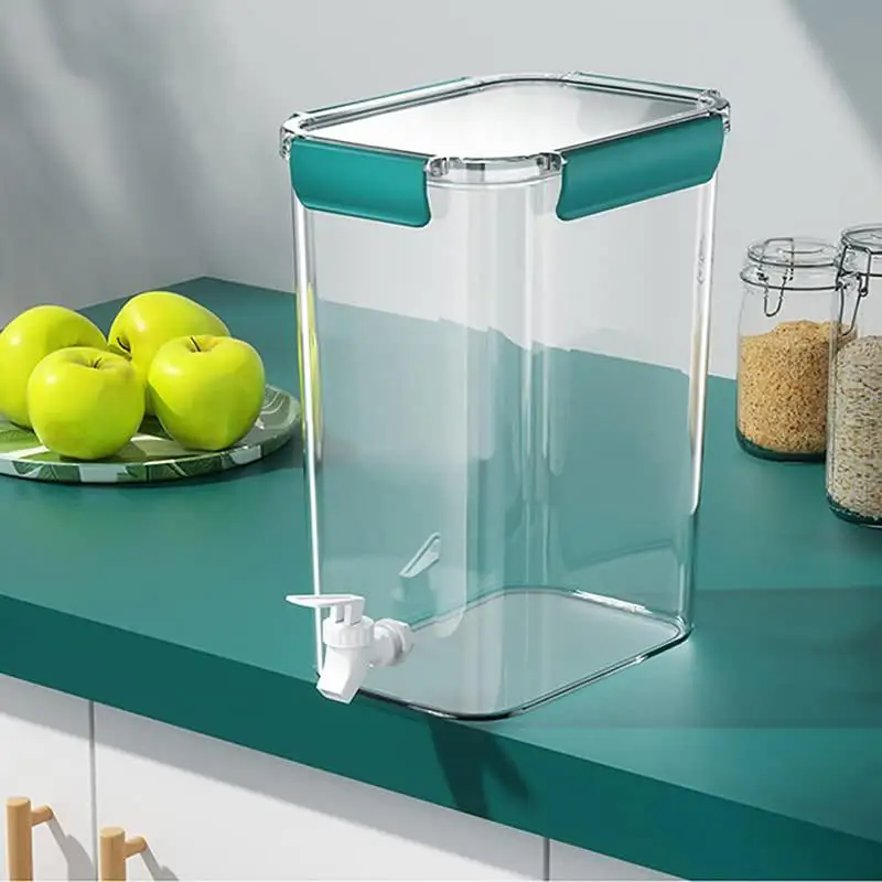 Beverage Dispanser With Spigot Cold Kettle Refrigerator Lemonade Bottle Drink Ware Cattle Pot Juice Bottle Ice Water Cool Jug