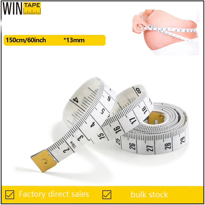 

Hot 150cm/60" Body Measuring Ruler Sewing Tailor Tape Measure Soft Flat Sewing Ruler Meter Sewing Measuring Tape Random Color