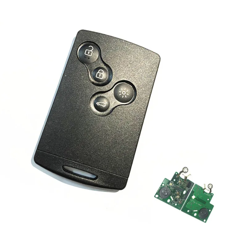 

1pcs 2pcs 3pcs 5pcs 4 Buttons smart key 433MHz Hitag AES PCF7953 Chip Passive Keyless Go For clio 4 key after 2013