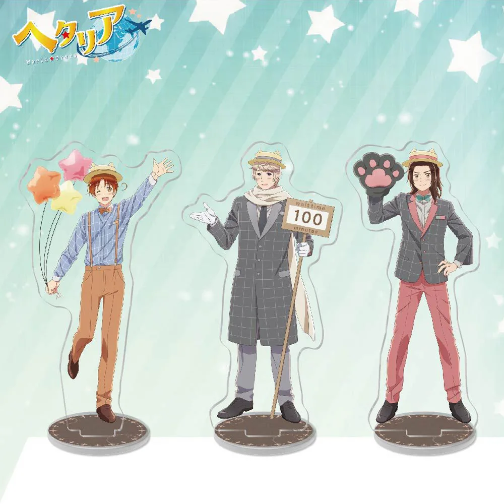 Фото Хеталия: Мир ☆ Акриловые фигурки-подставки Stars: Аниме Axis Powers Hetalia ‌   Миниатюрные фигурки, модели для сборки, игрушки ACG, украшения №1