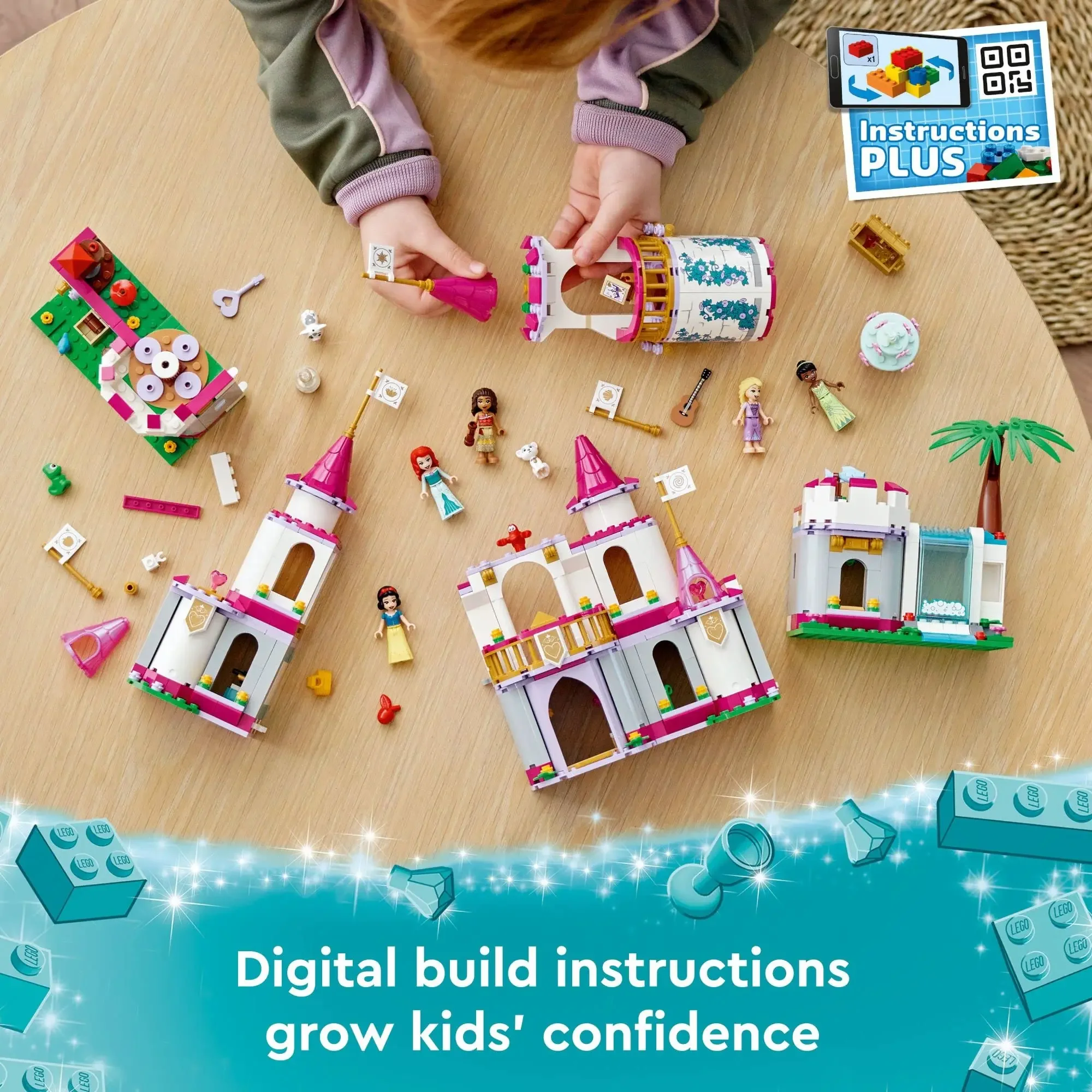 Конструктор LEGO Принцесса Диснея Ultimate Adventure Castle 43205 набор строительных игрушек с