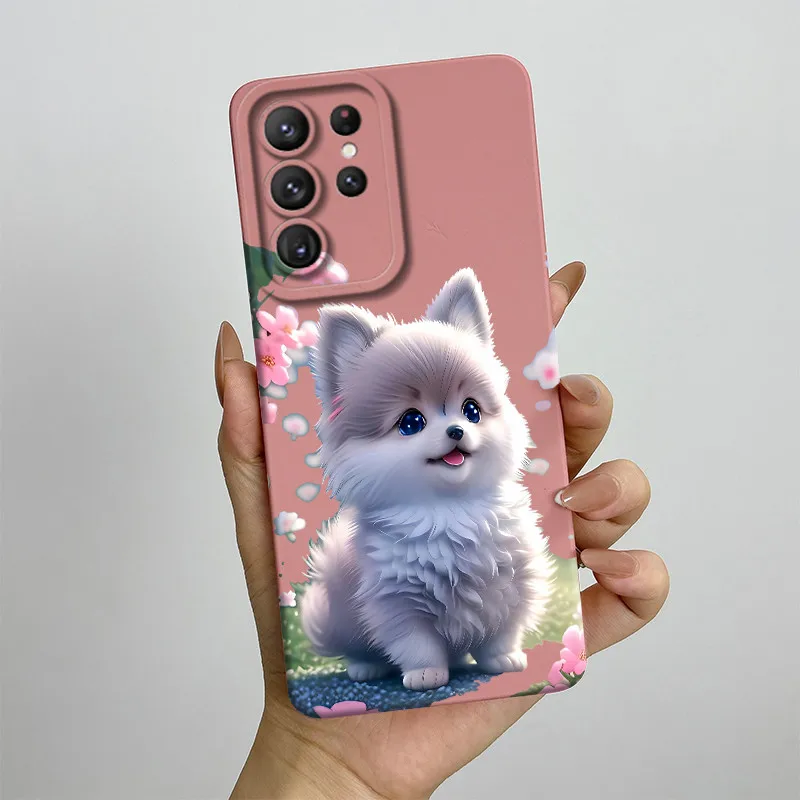 Чехол для телефона Samsung Galaxy S22 ультратонкий Модный милый чехол с рисунком Мягкий