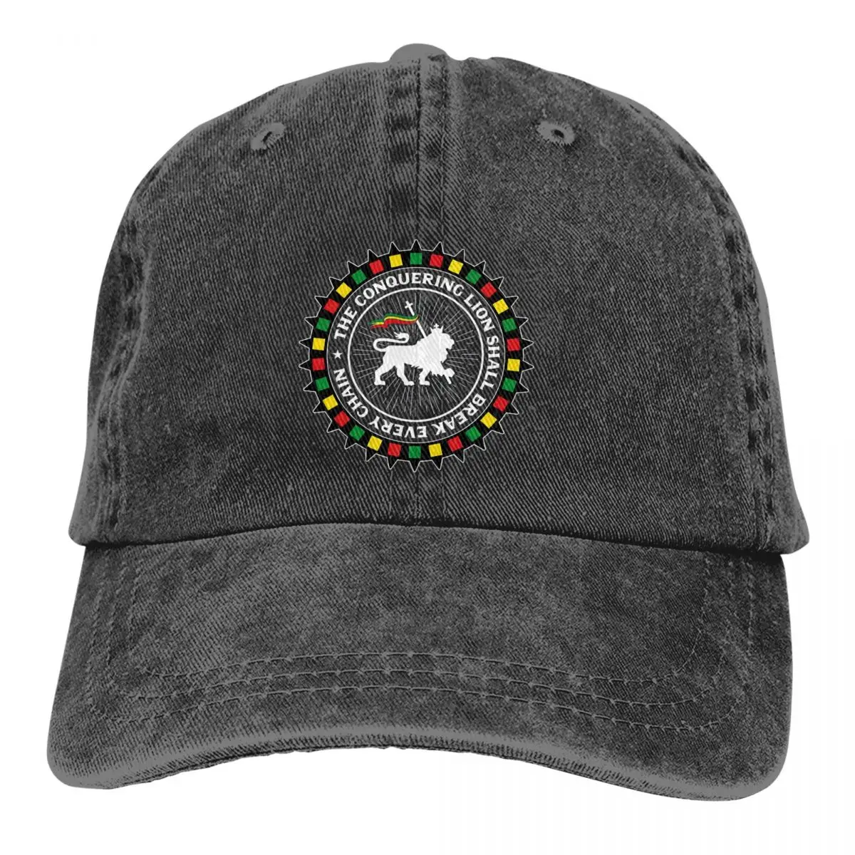 

Rastafari Of Judah Classic Circles Baseball Cap Men Hats Women Visor Protection Snapback Rasta Flag Lion Caps
