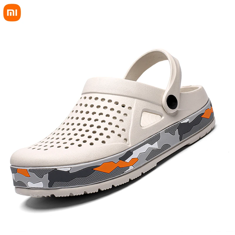 

Сандалии Xiaomi мужские из ЭВА, легкие шлепанцы, летняя пляжная обувь унисекс, дышащие, с мягкой подошвой