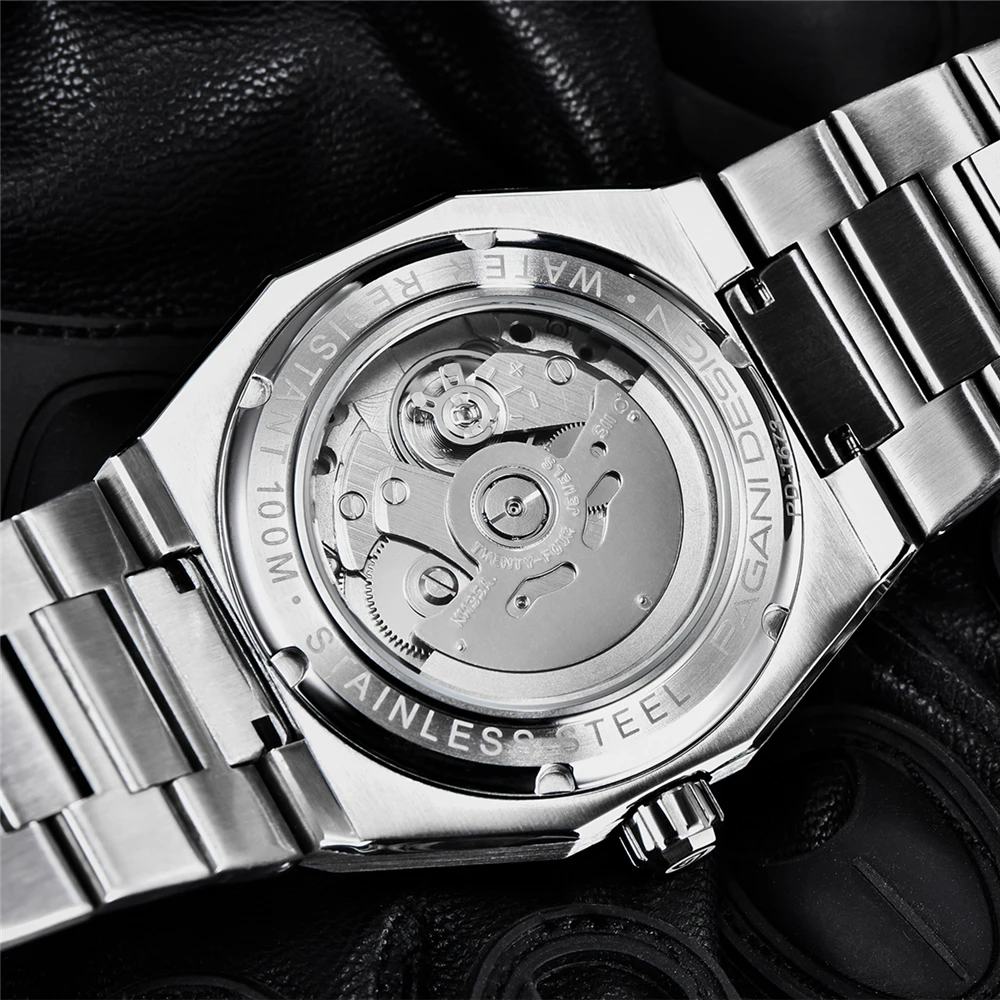 PAGANI DESIGN Luxury Men's Automatic Mechanical Watch Limited Stainless Steel Sapphire YN55A Chronograph Reloj Hombe 2022 New