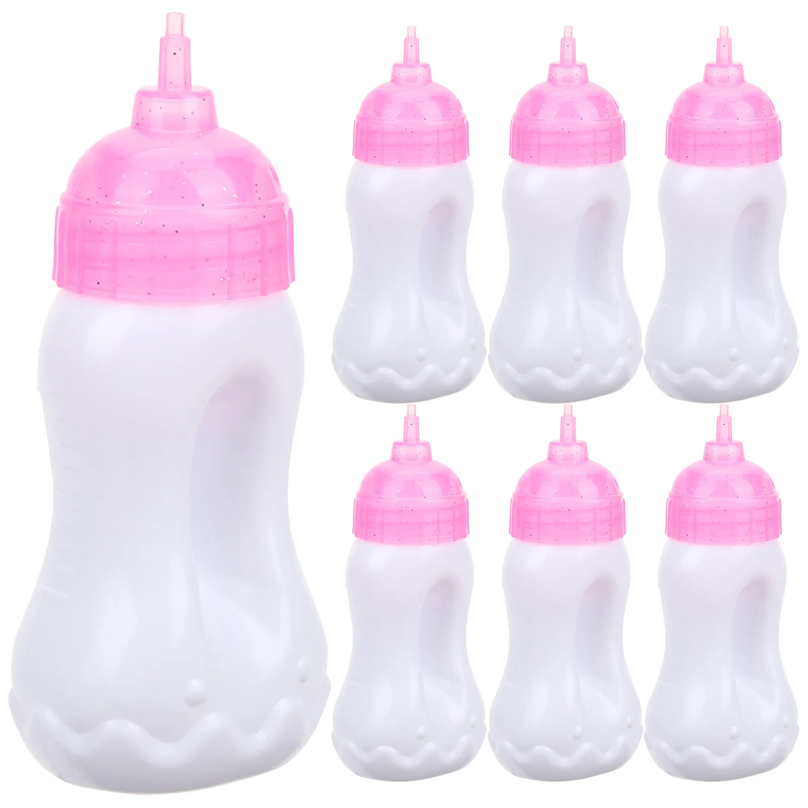 

10Pcs Baby Bottles Miniature Milk Bottle Small Juice Bottle Baby Accessories