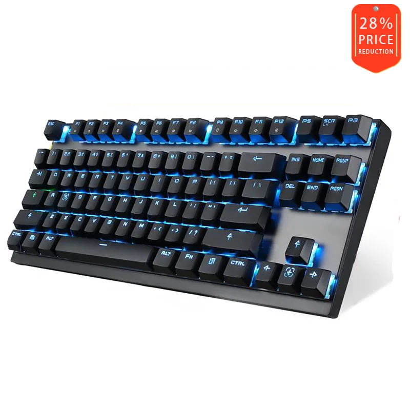 Motospemotosed GK82 87 Key 2.4g Wireless/Wired Dual Mode Mechanical Keyboard RGB Backlight