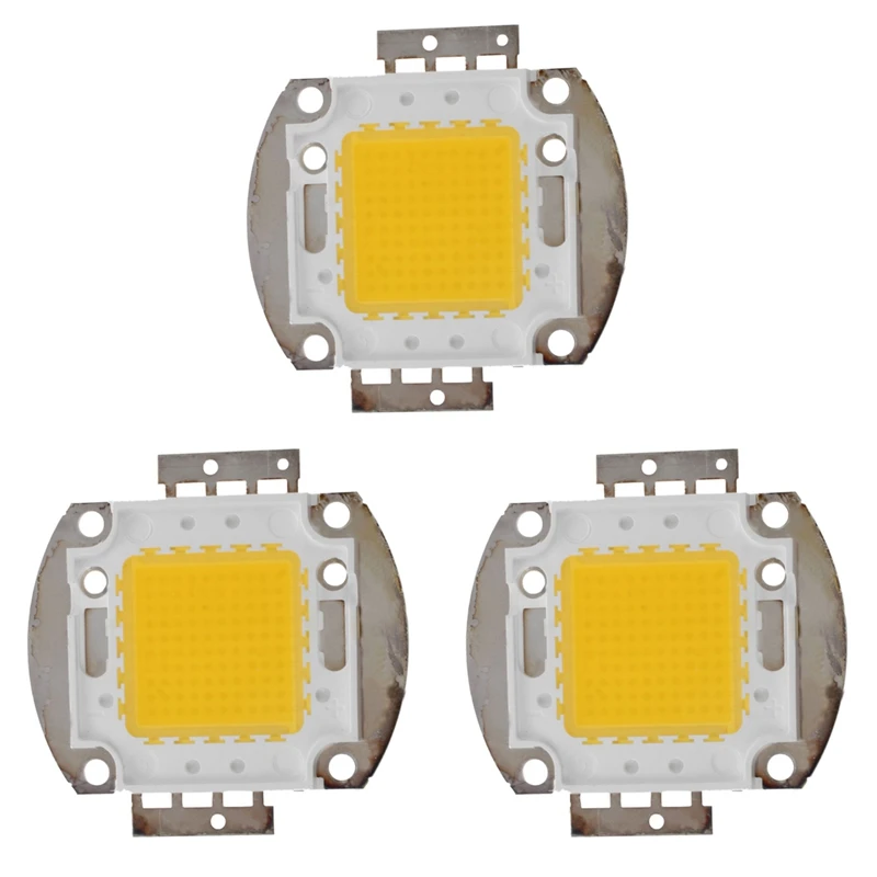 

10X 100W LED Lamp High Power Chip DIY Lamp Light Lighting Warm White