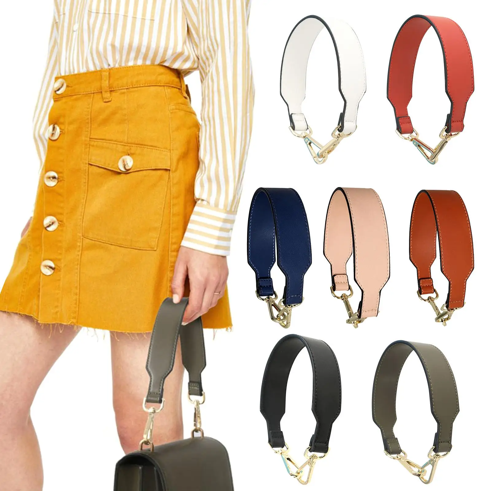 

Wide Shoulder Strap Purse Strap Handle for DIY Handbag Accessories