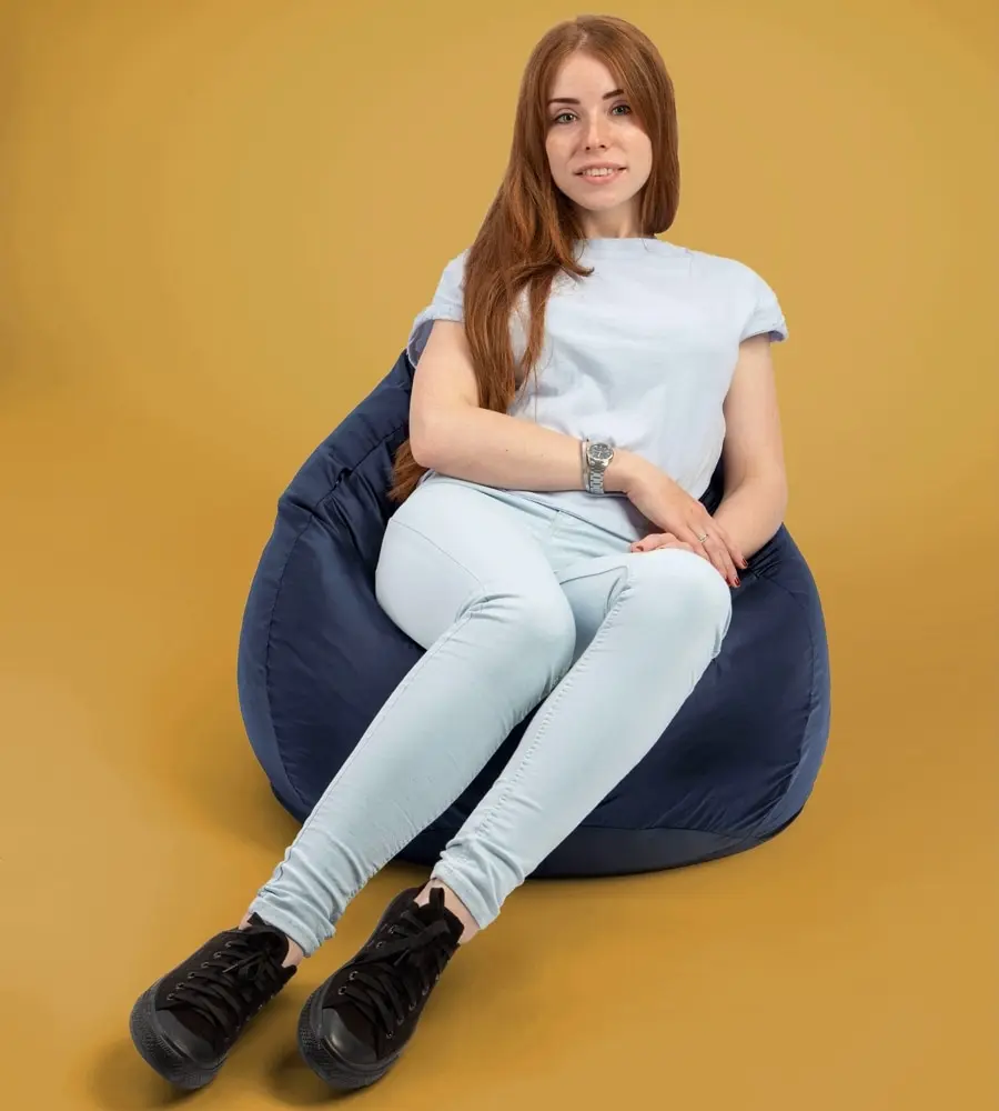 Кресло "груша" / мешок оксфорд с наполнителем Kreslo-Puff Oxford Индиго