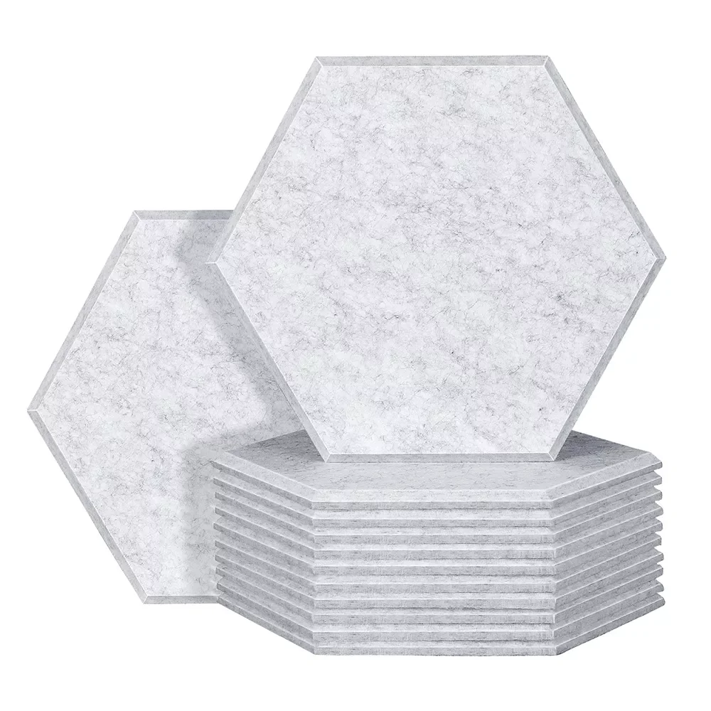 

Acoustic Insulation 12 Pcs Soundproofing Wall Panels Home Studio Noise Deco Door/Bedroom Sound-Absorbing Accessories