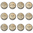 Магнит на холодильник, 30 мм, стеклянный купол Jane Austen