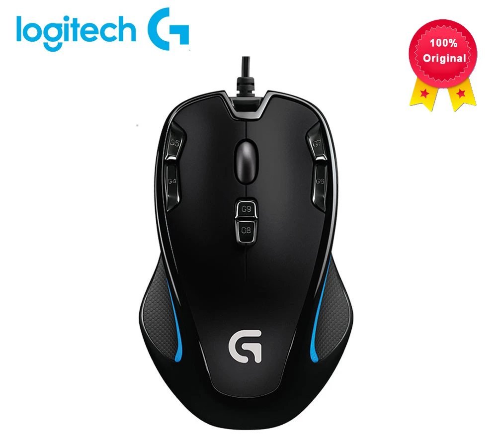 

Мышь Logitech G300S оптическая игровая, 2500 DPI, для ПК